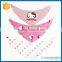 2016 new design snaps bibs, baby bandana drool bibs with snaps