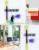 Kitchen Tool Organizer Closet Organizer Wall Mounted Storage Rack Bathroom Mop Magic Hanger Broom Holder