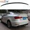Carbon fiber rear bumper boot trunk spoiler for Audi A3 S3 2013-2017