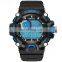 SMAEL 1385 Silicon Watches For Men Sports Digital Analog Waterproof Back Light Mens Wrist Watches