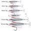 Factory Direct Sale 7g 12g 17g 22g 30g 40g double hook Jig Lead Head Metal Fishing Lures