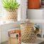 Natural Rustic Woven Open Bamboo Storage Basket Plant Holder Wholesale Handwoven Made in Vietnam