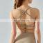 Fashion Hot Sale Ladies Backless Strappy Thin Straps Sports Gym Fitness Bra Crop Tank Top Women Workout Exercise Wear Clothing