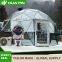Customized Size Outdoor Glass Igloo Camping Geodesic Dome Tent