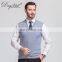 Autumn New Men Plus Size Vest Knitted Kashmir Sleeveless Sweater Gray Standard Winter Care Label 100% Cashmere Pullover V-neck