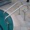 Swimming Pool 304/316 Stainless Steel Material Factory 1.0/1.2mm thicknees Overflow Swimming Pool Ladder