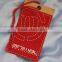 China manufacture top grade clothing hang tag plastic string