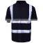 short sleeve high visibility reflective polo shirt