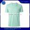 Plain light blue o-neck men t-shirt custom wholesale