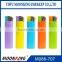 Custom Logo Print Electronic Disposable Cigarette Lighters Plastic Butane Gas Lighter