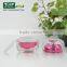 High end 15g 30g cosmetic PMMA (acrylic) jar in diamond shape