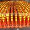 Dubai Prefered Orange PVC Safety Warning Traffic Delineator