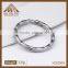 Fashion high quality ripple split ring for keys