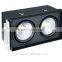 2*60W LEDWAY LED indoor Two-head Trimless Grille spot lamp with Decoration Plat IP20