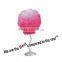 NEW PRODUCT 18 INCH FURRY METAL BALL LAMP