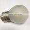LED GOLF BALL LIGHT BULB 1W CE WARM WHITE GLASS FROSTED G45 E27 230V
