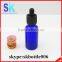 30ml cobalt blue glass dropper bottles with childproof cap                        
                                                                                Supplier's Choice