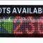 Dual color 192*192mm 1R1G sign led moving sign