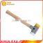 QFT-22 safety and light duty split malleable cast aluminum wooden hammer