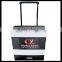 Wholesale high quality cardboard trolley box/shopping trolley box/ carton box with plastic handle
