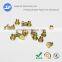 Brass nut and hand twist the screw copper of brass fittings, small parts lathe processing manufacturer