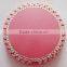 pretty personal 2x magnifying two sides makeup pocket mirror