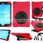 Drop reisistant rotated stand case for iPad mini 4 shoulder strap back cover
