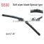 Colored windshield wiper blade mitsuba shaving razor wiper blades