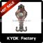 KYOK Wholesale curtain rod accessories chrome metal shower curtain track hooks,0.8mm fancy ajustable curtain pole set