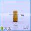 4ml 16*35mm Clear Mini Amber Glass Bottles With Gold/Silver Aluminum Cap For Perfume Package