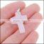 Six color Natural Stone quartz cross necklace For Women Crystal Gem Stone Quartz Necklace                        
                                                Quality Choice
