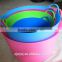 garden buckets made of PE,plastic storage baskets