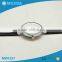 Women fashion design pu strap stainless steel case fitness watch