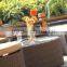 Fashionable Italy Style Outdoor Rattan Coffee Table and Chairs Set