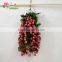 artificial hanging flower basket decoration