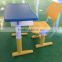 modern school desk and chair school furniture school desk with bench HXZY053