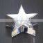 Slant crystal art&craft star paperweight