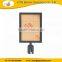 China durable Access control system hotel queue barrier with a4 sign holder