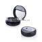 OEM round black empty foundation makeup compact with mirror
