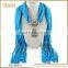 Best prices latest top quality pure plain orange scarf fine workmanship