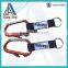 Eco-friendly mini carabiner short lanyard with custom logo