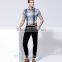 Men's office casual Plaid short sleeve Shirt