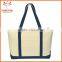 24" W x 14" H Large Heavy Cotton Canvas Boat Tote Bag Wholeslae