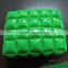 green portable inflatable bubble bag servicing tray for camping,beach leisure
