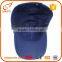 Promotional custom baseball cap cotton baseball cap with hook and loop closure