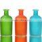 Small Cute Frosted Colored Glass Vase