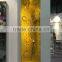 Gold Cast Glass Decoration Art Fused Stained Glass Sheet For Sale