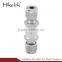 Stainless Steel Check Valve Spring Loaded Check Valve Small Instrument Non Return Valve