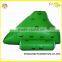 Amusement park inflatable water floating climbing wall