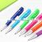 2015 new candy color stationery ball pen with colorful clip